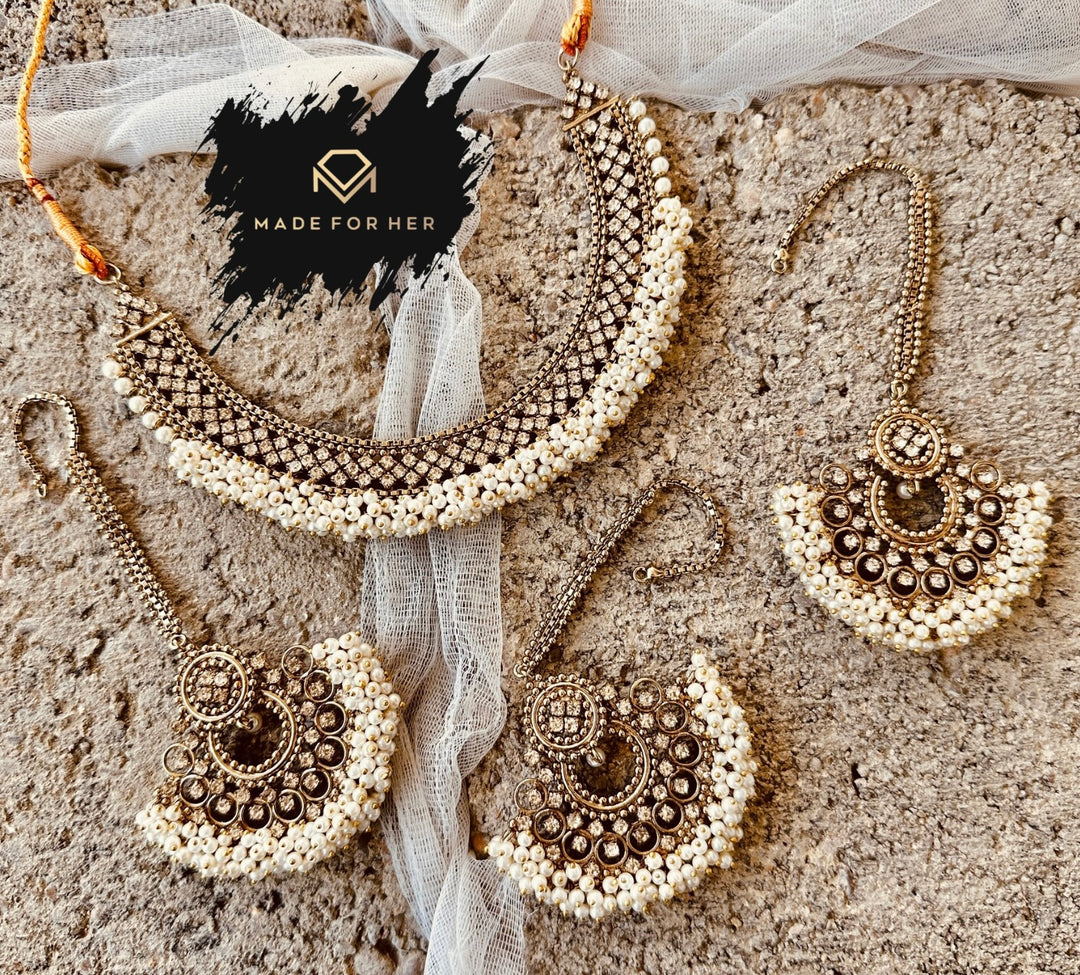 Gajra Noor Necklace Set - WM1007