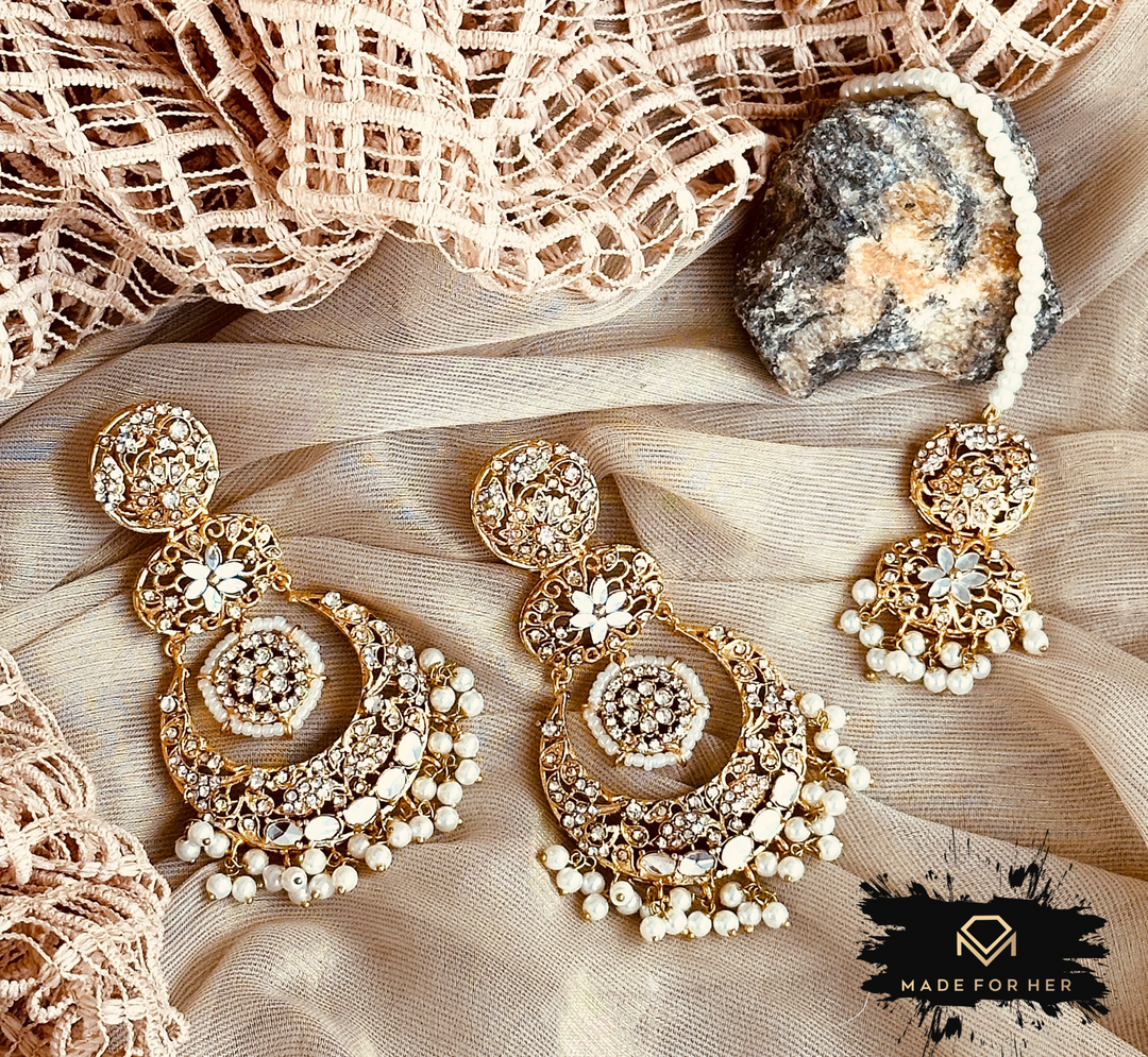 Valeria Earrings & Tikka Set - LNS1031