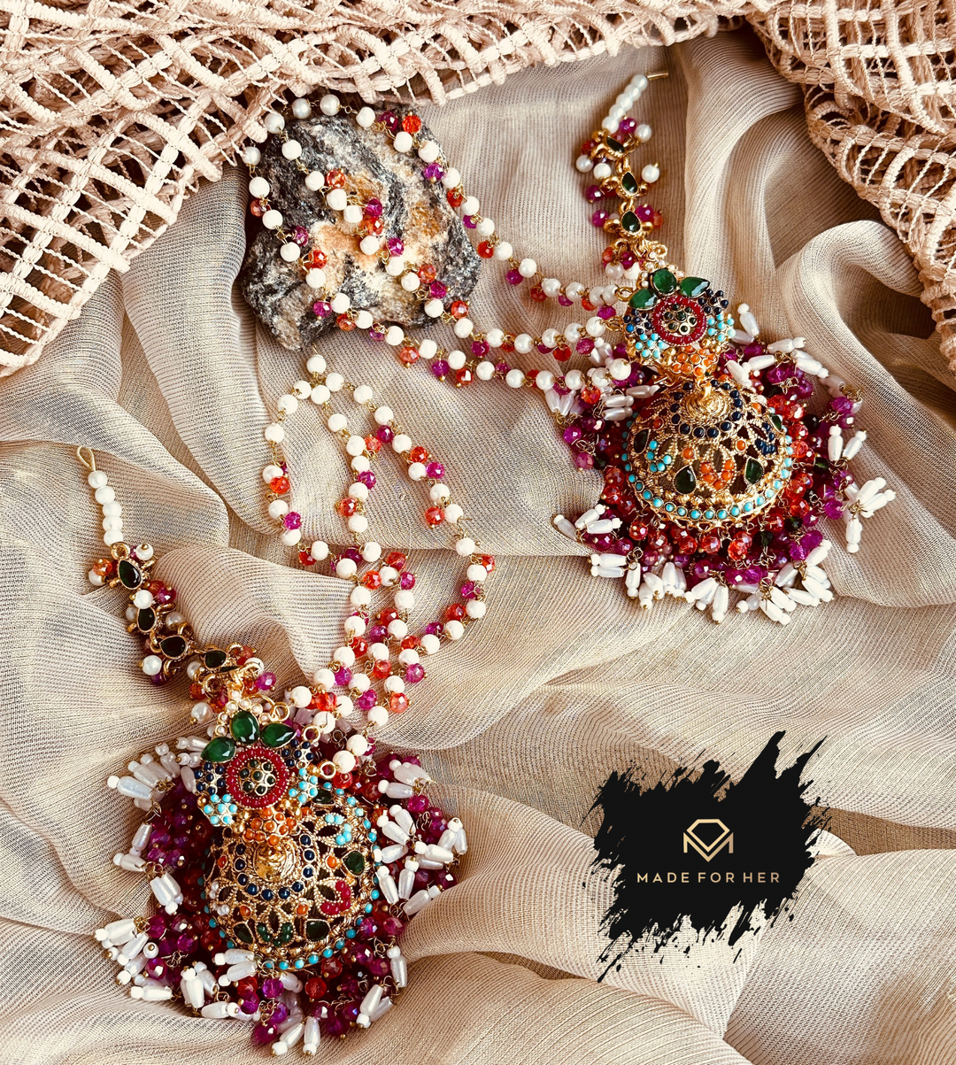 Vibrant Sahara Jhumki - LRJ1005