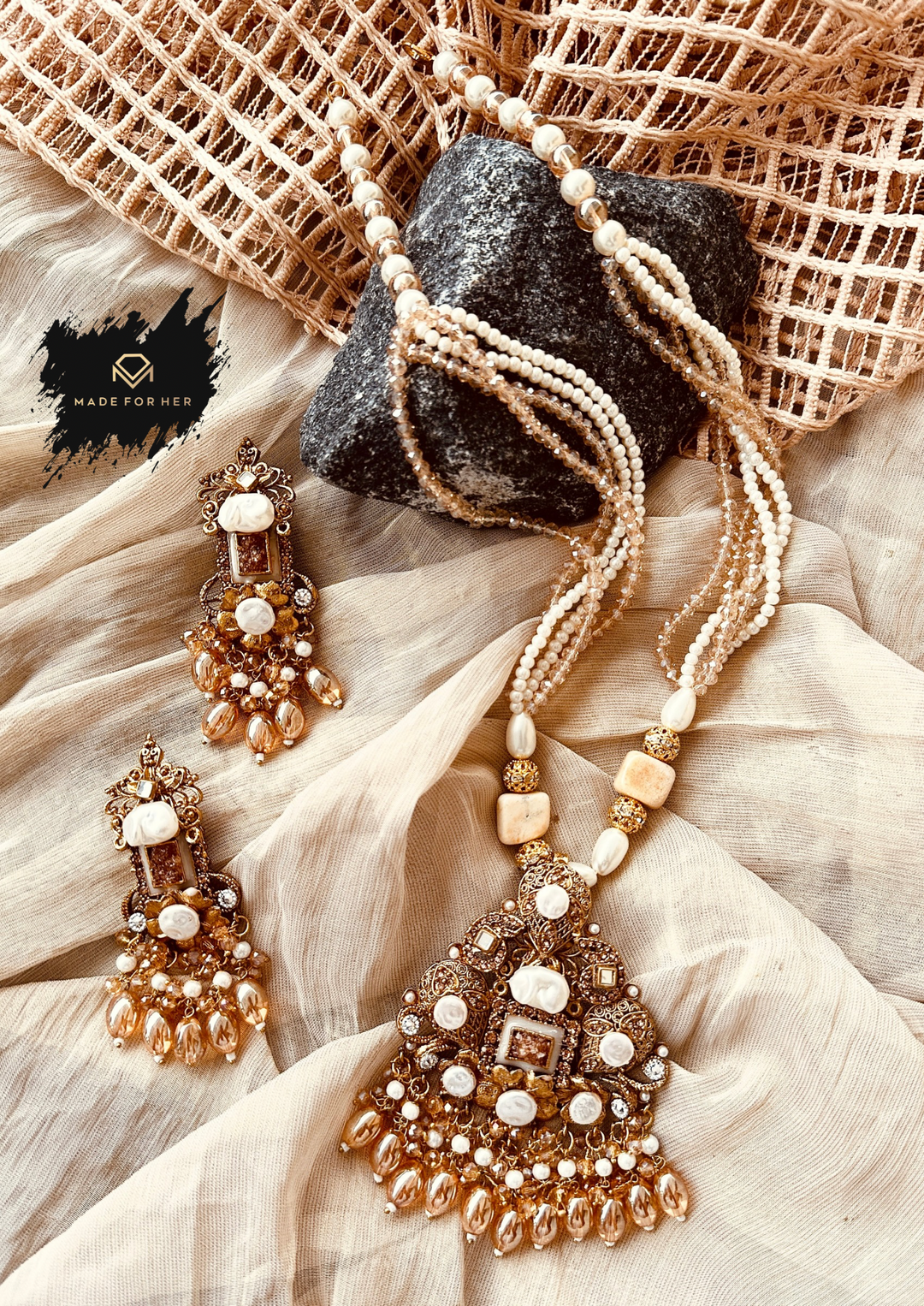 Nazneen Malaa Set - KSH1008