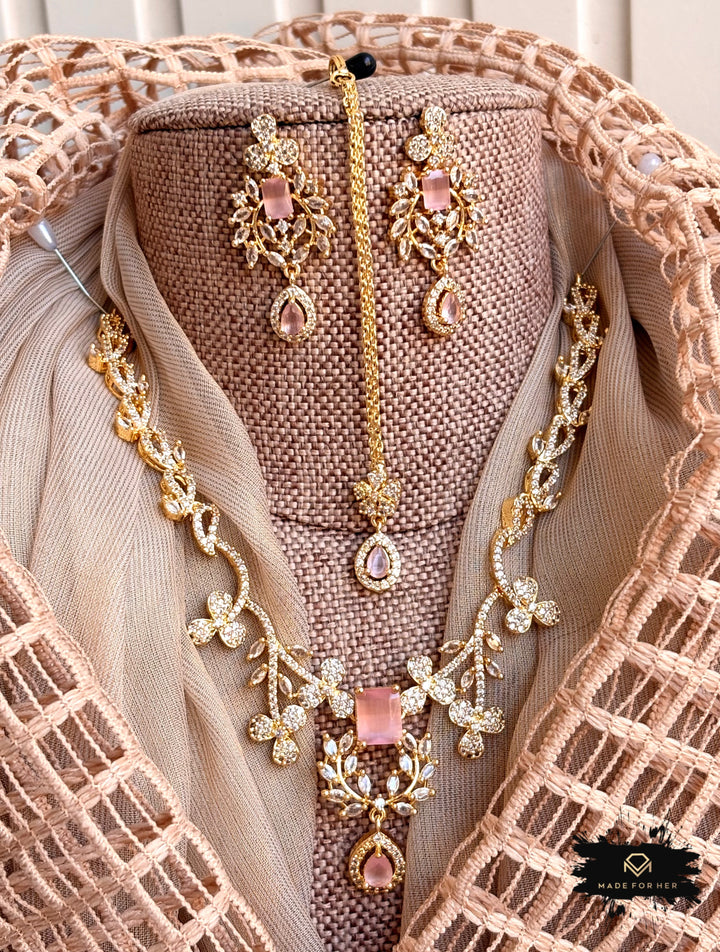 Elira – Zircon Necklace Set - KIA1220