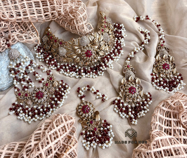 The Maharani - Bridal Collar Set - LA1089