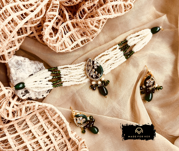 Zarqaa Choker Set - KSH1023
