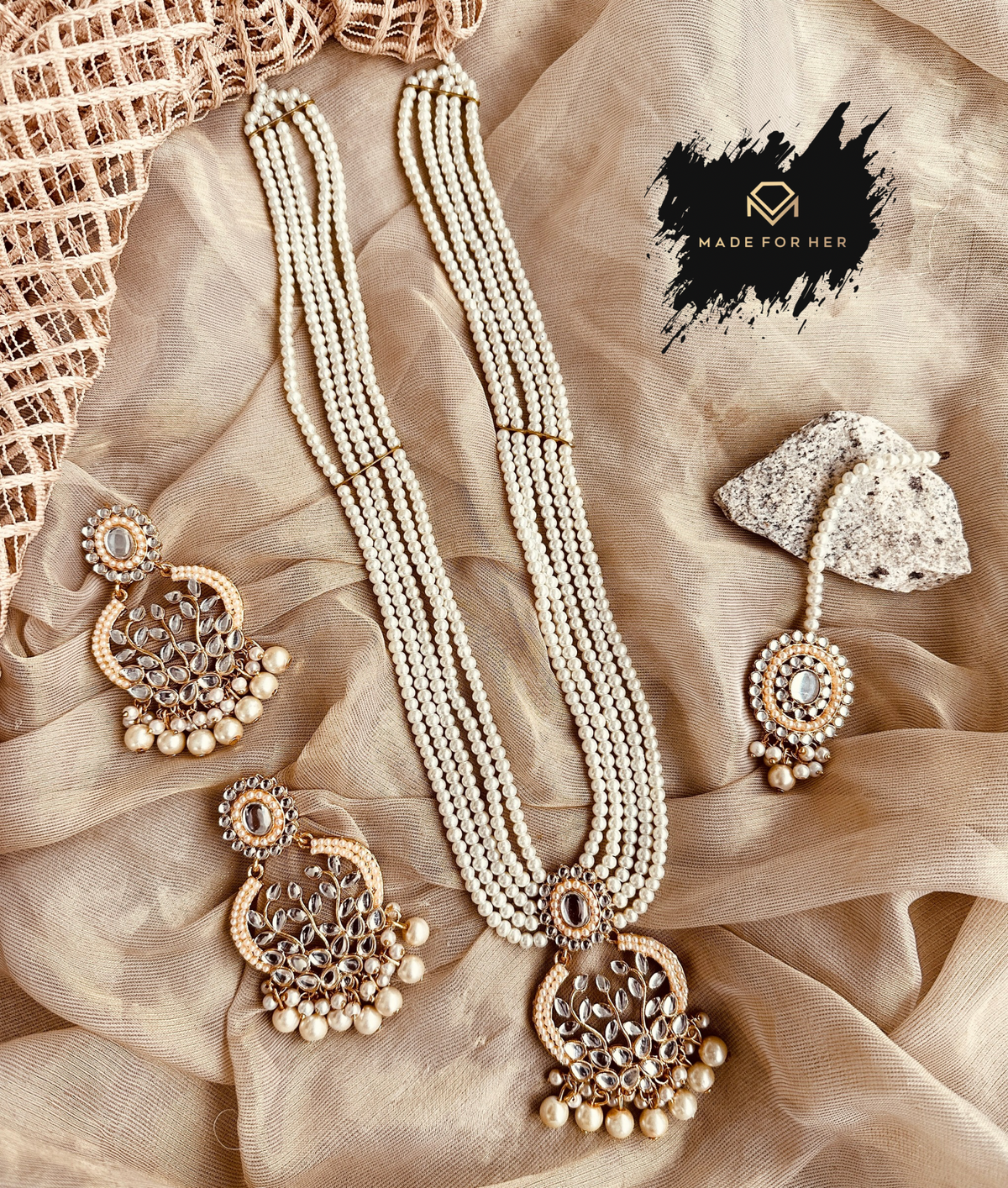 Elnaz â€“ Pearl Malaa Set - KAT1009