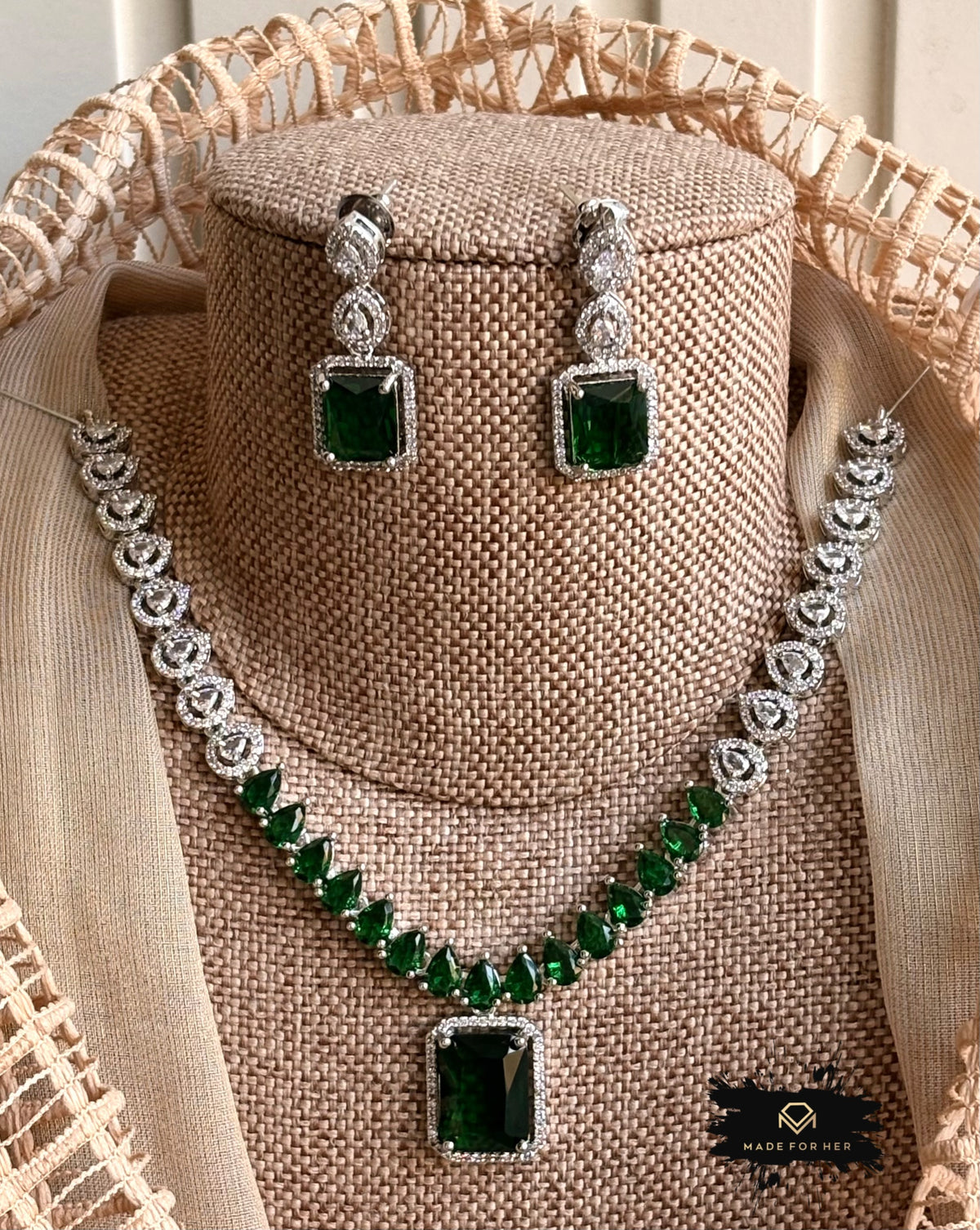 Ziva Zircon Necklace - KDV1006