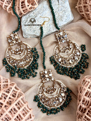 Mahira Earrings & Tikka Set - LNS1201