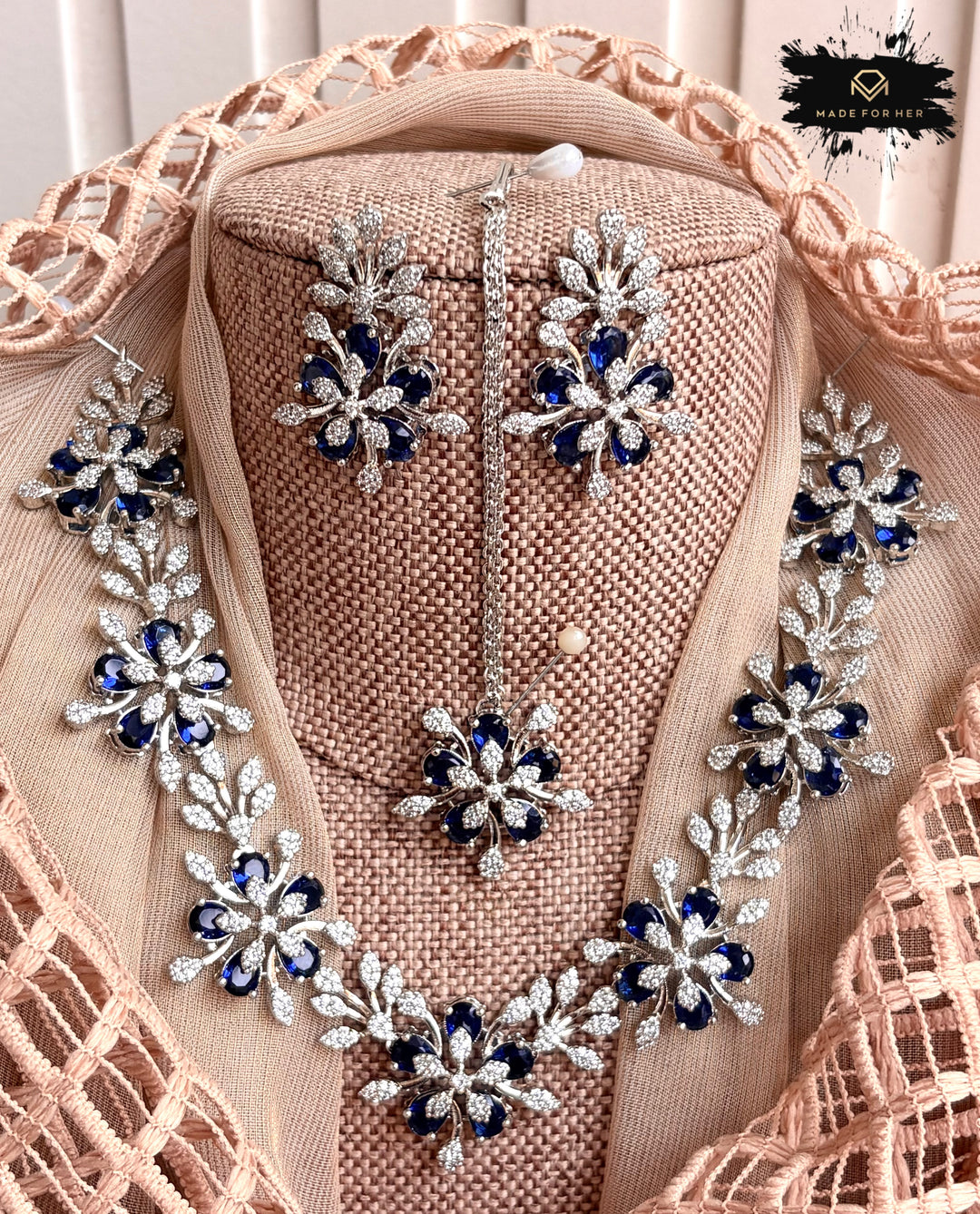 Aurora Luxe Zircon Necklace Set - KIA1222