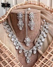 Celeste Zircon Necklace Set - KIA1225