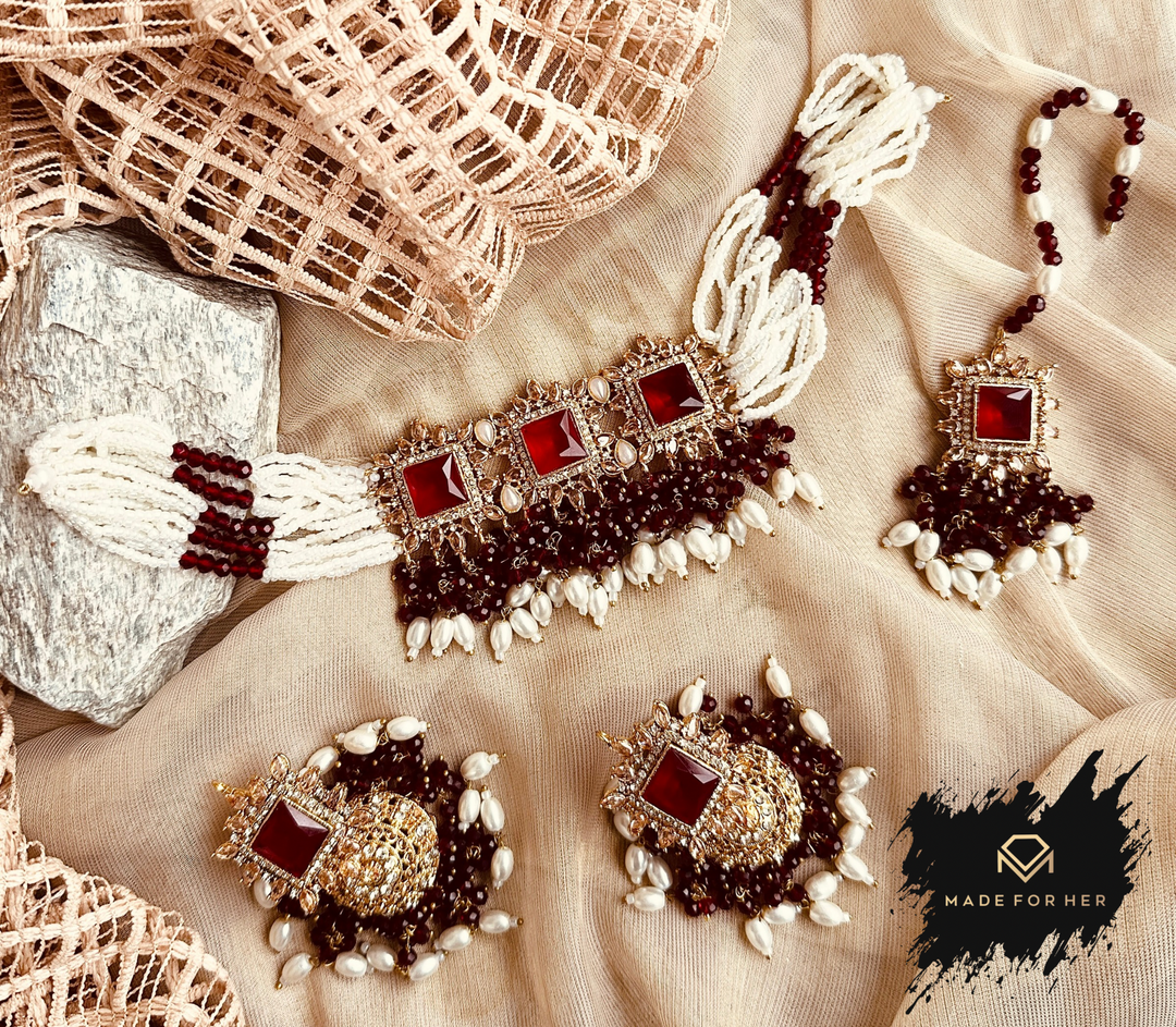 Twilight Bloom Choker Set - RAYN1015