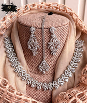 Majestic Zircon Necklace Set - KIA1224