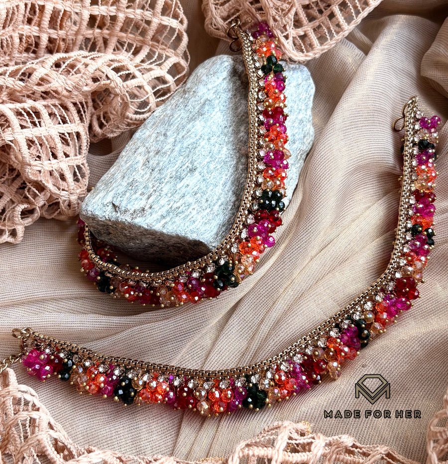 Gajra Glow Anklets - WM1161