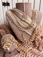 Zivara | Kundan Style Necklace Set - WM1193