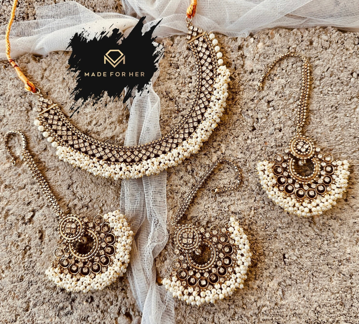 Gajra Noor Necklace Set - WM1007