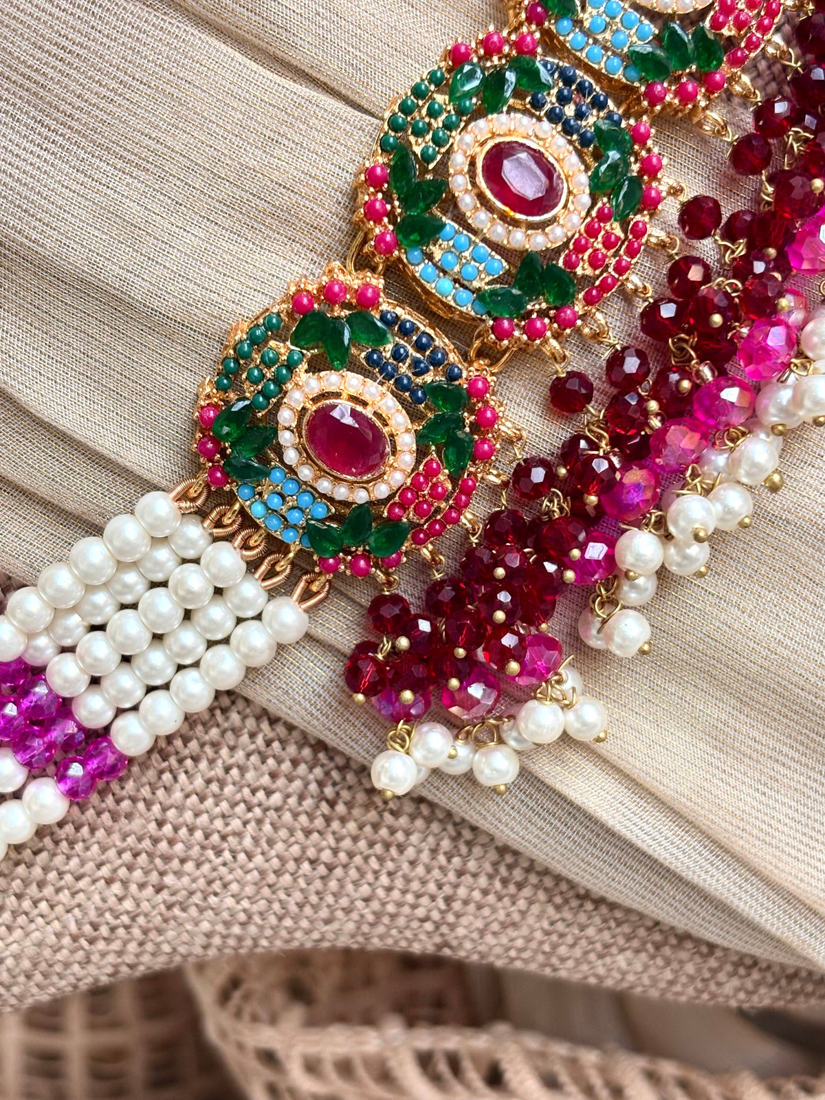 Nauratan Gulbahar Choker Set - LNS1211