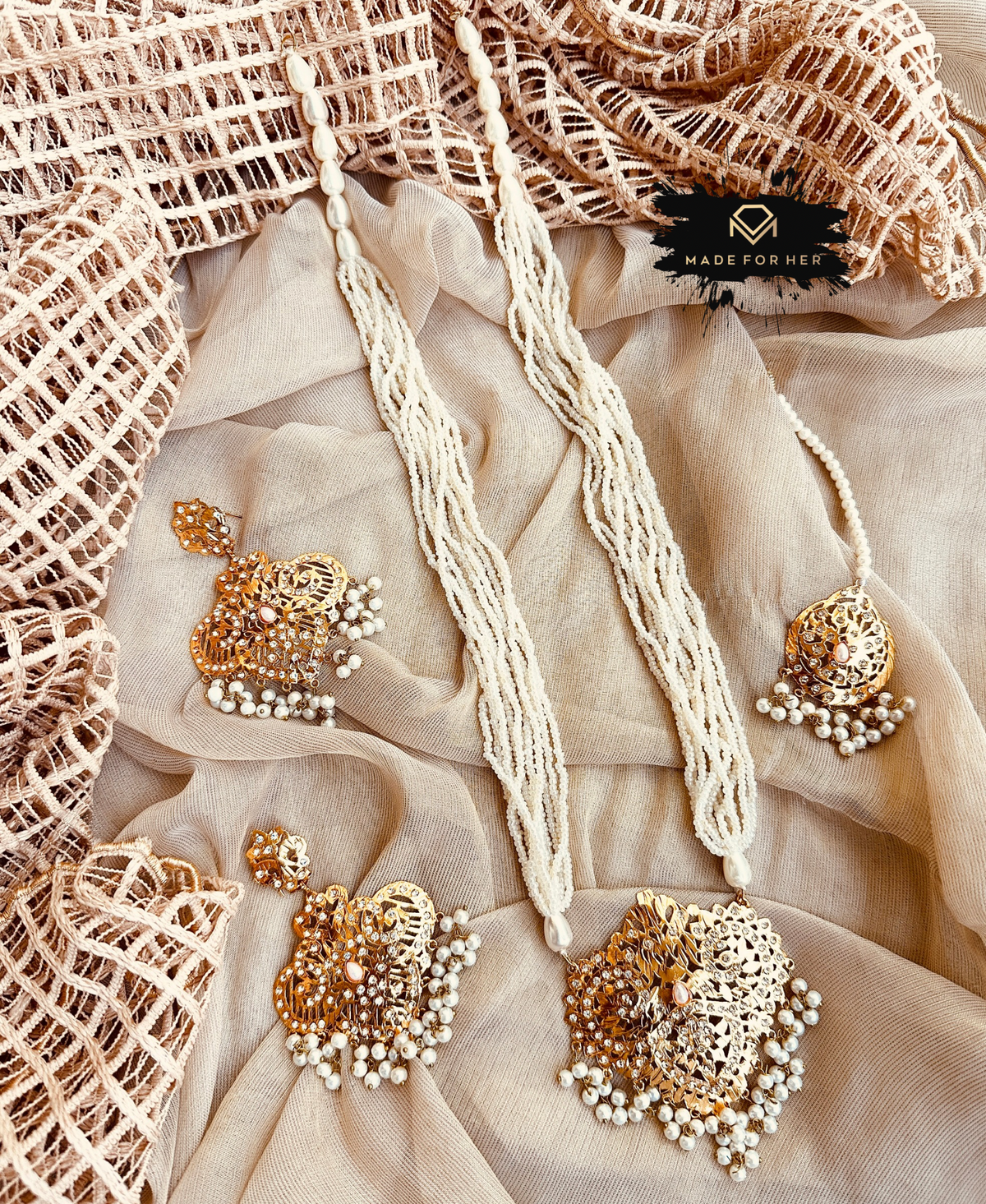 Hyderabadi Noor Malaa Set - WM1111