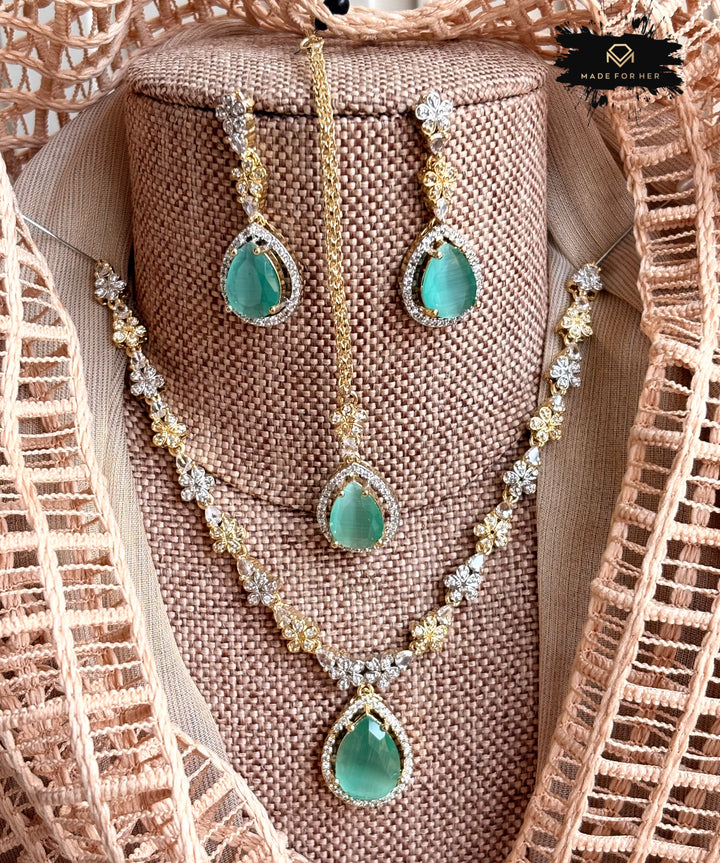 Elaris - Zircon Necklace Set - KB1020