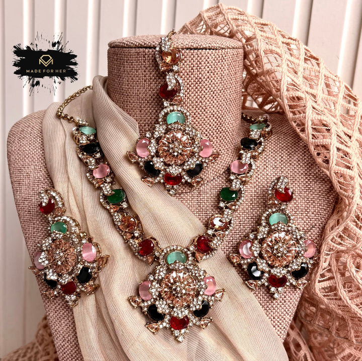 Seravelle Turkish Necklace Set - KSH1180