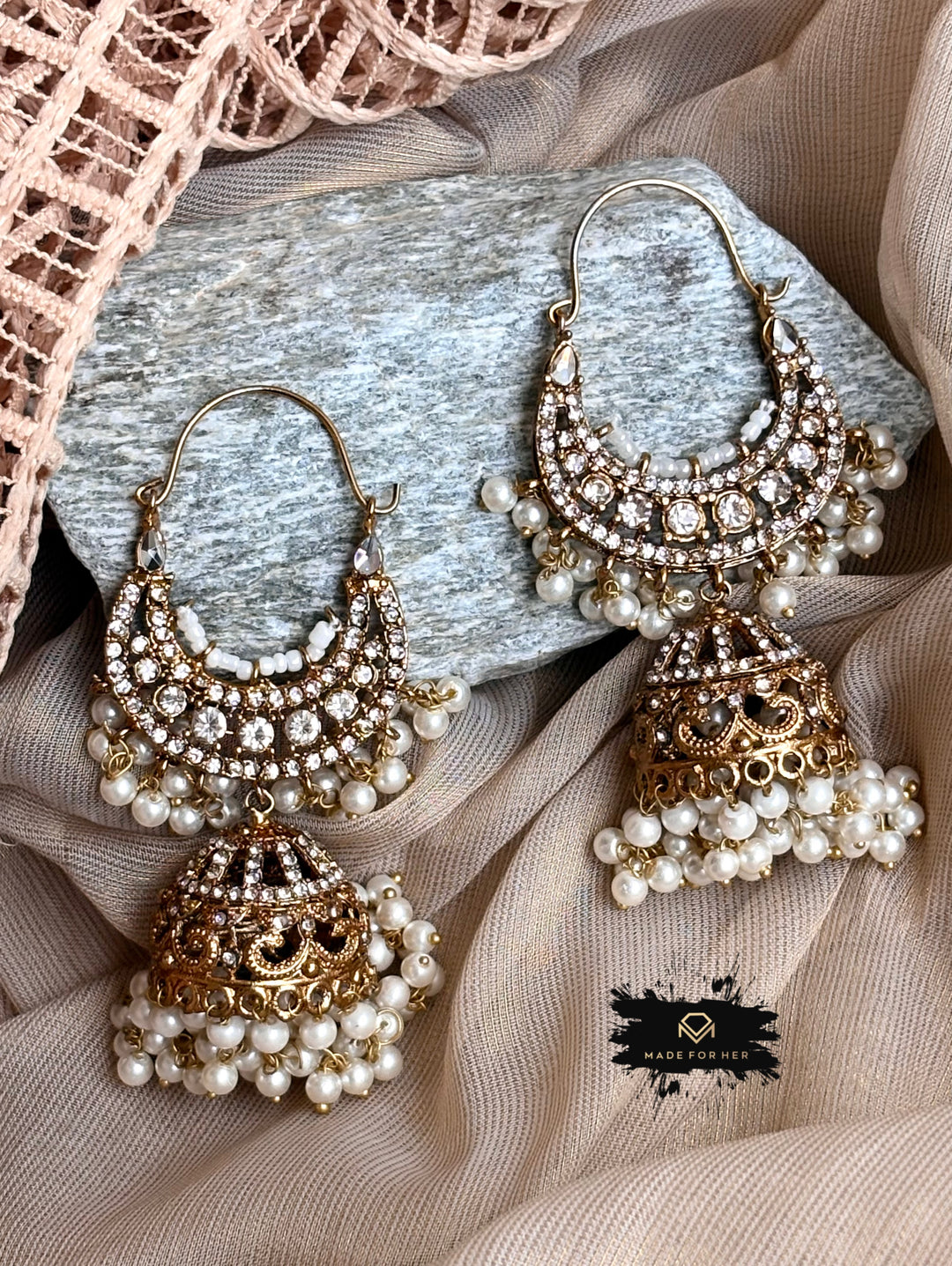 Antique Filigree Earrings - LNS1149