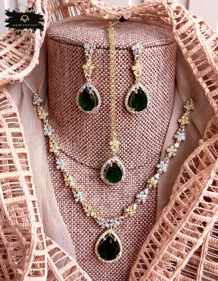 Elaris - Zircon Necklace Set - KB1020