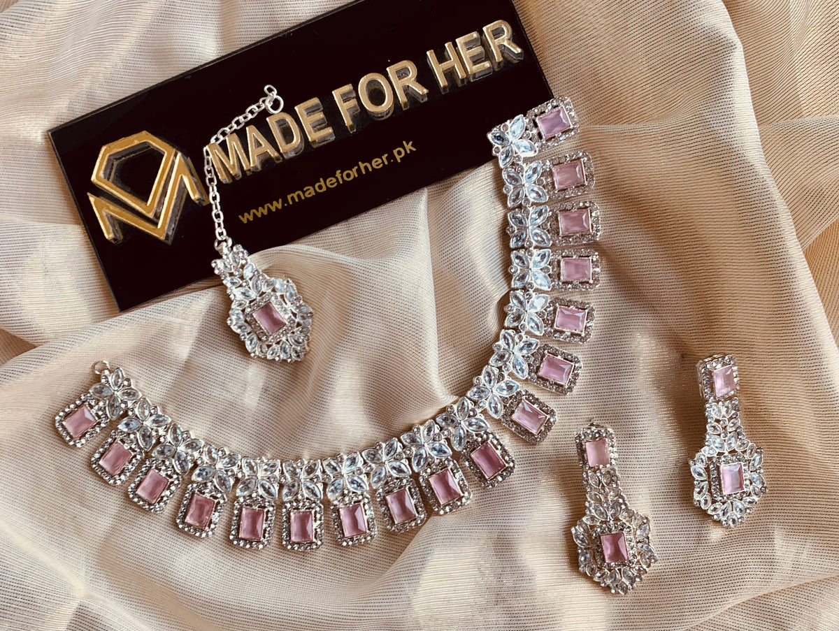 Zircon Style Necklace - KAHD091
