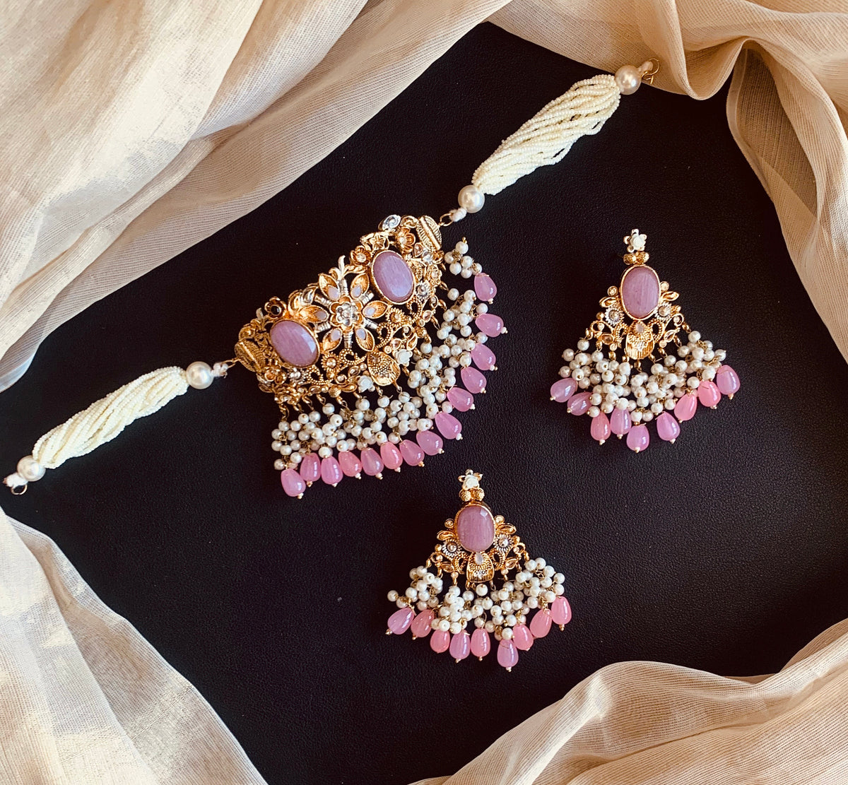 Pink Choker Set - MFH017