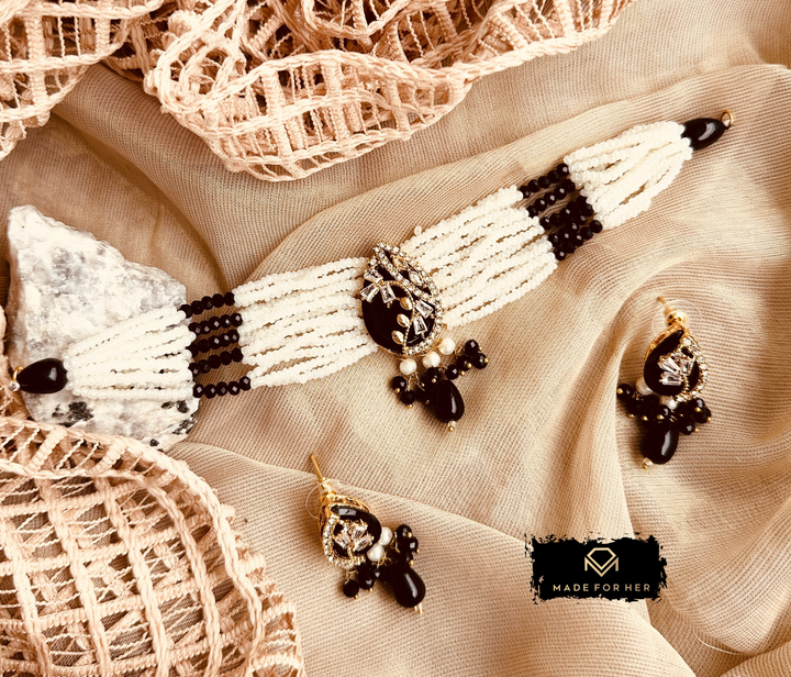 Zarqaa Choker Set - KSH1023