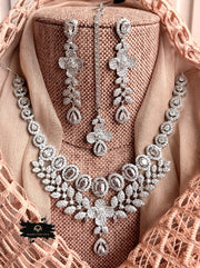 Elite Luxe Zircon Necklace Set - KIA1223