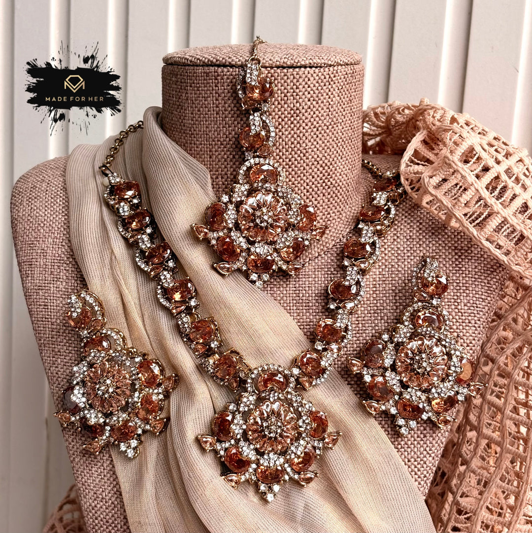 Seravelle Turkish Necklace Set - KSH1180
