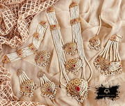 Husn-e-Hyderabadi — 3 Layered Bridal Set - WM1060