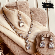 Elara Crystal Necklace Set - RJK1045