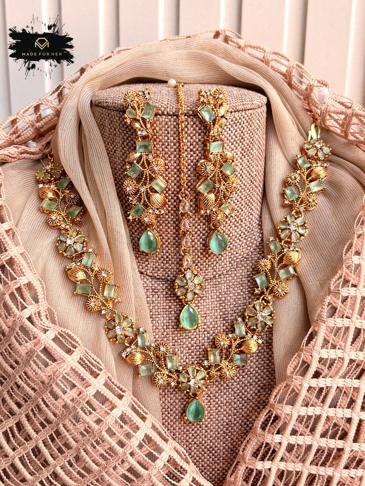 Moonlight Grace Necklace Set - KSH1129