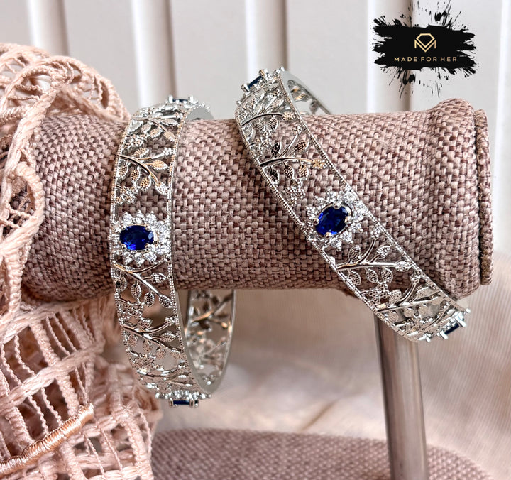 Serene Spark Zircon Bangles - Size 2.6 - KFS1005