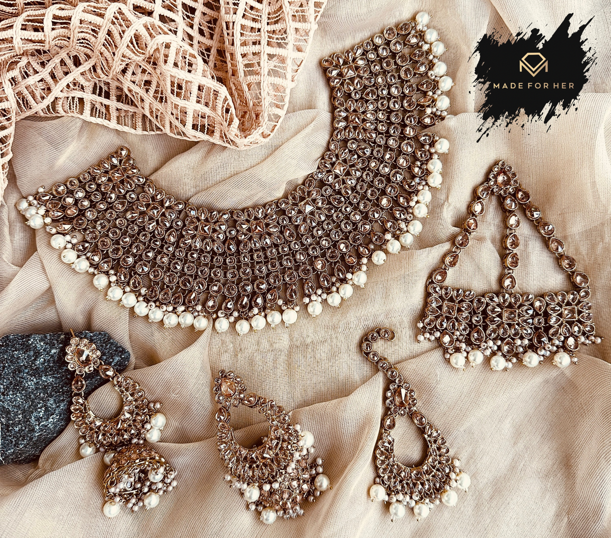 Elan â€“ Classic Bridal Set - KID1004