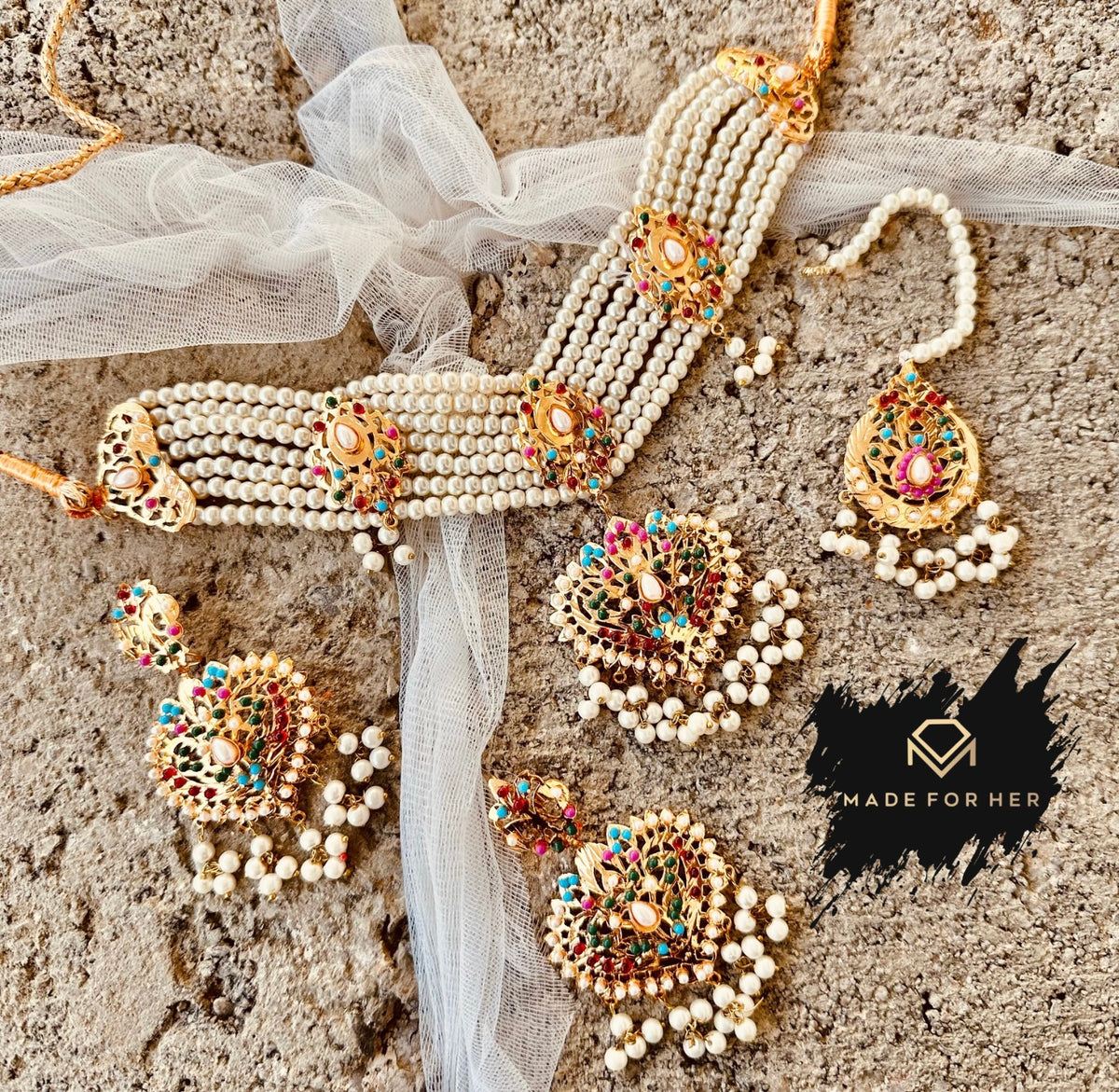 Hyderabadi Heritage Choker Set - WM1001