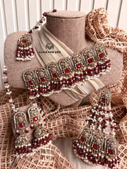 Embellished Bridal Choker Set - LA1079