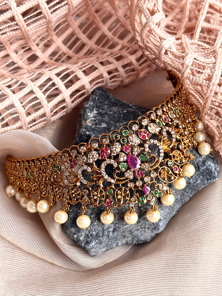 South Indian Heritage Collar Set - KFS1119