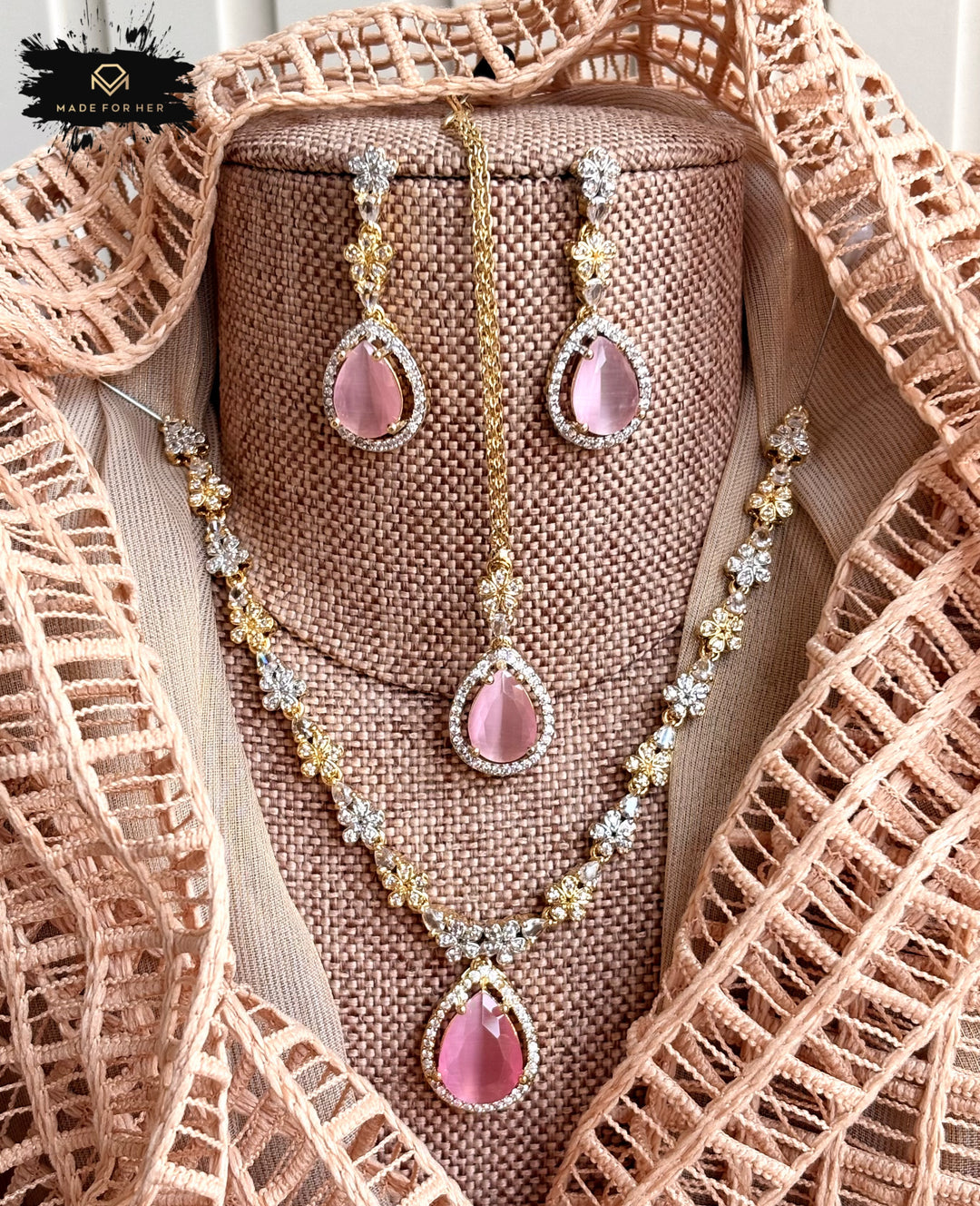 Elaris - Zircon Necklace Set - KB1020