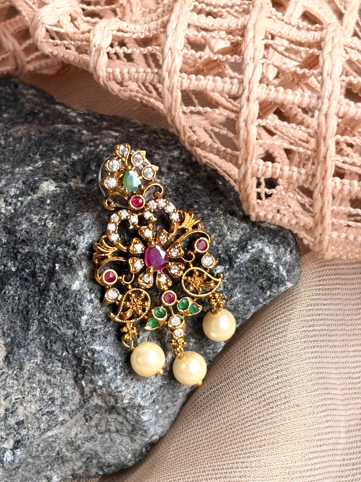 South Indian Heritage Collar Set - KFS1119