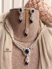Aveline Zircon Necklace Set - KFS1145