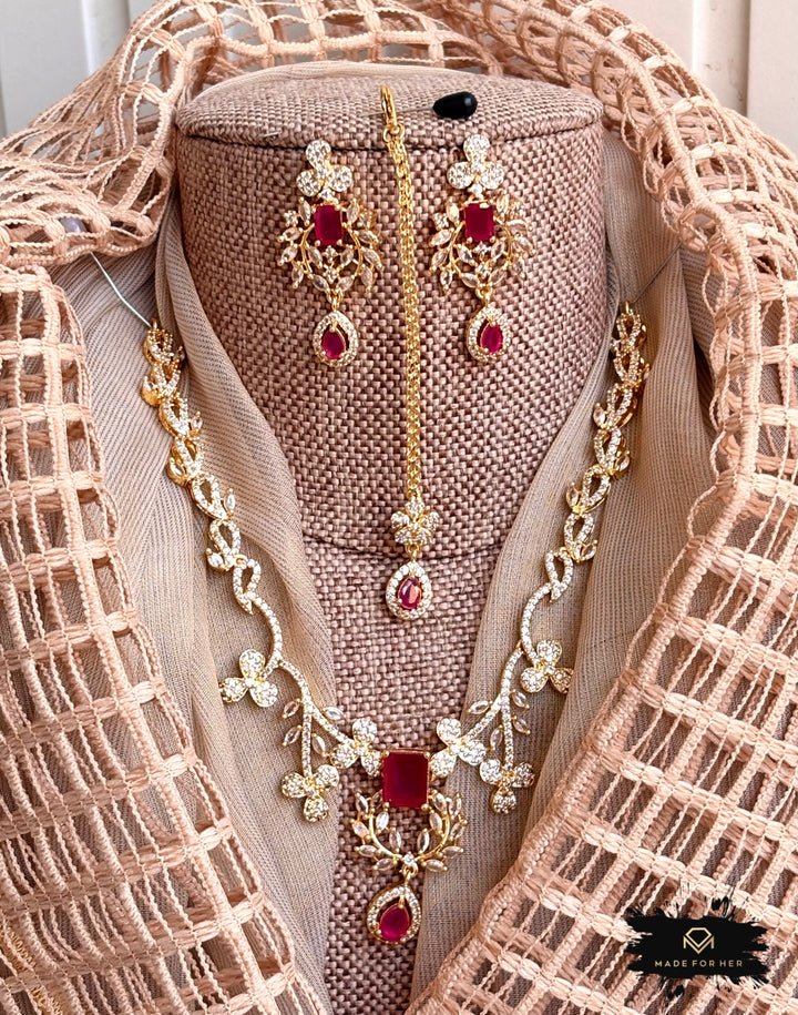 Elira – Zircon Necklace Set - KIA1220