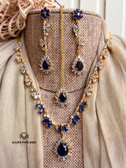 Solenne Zircon Necklace Set - KFS1142