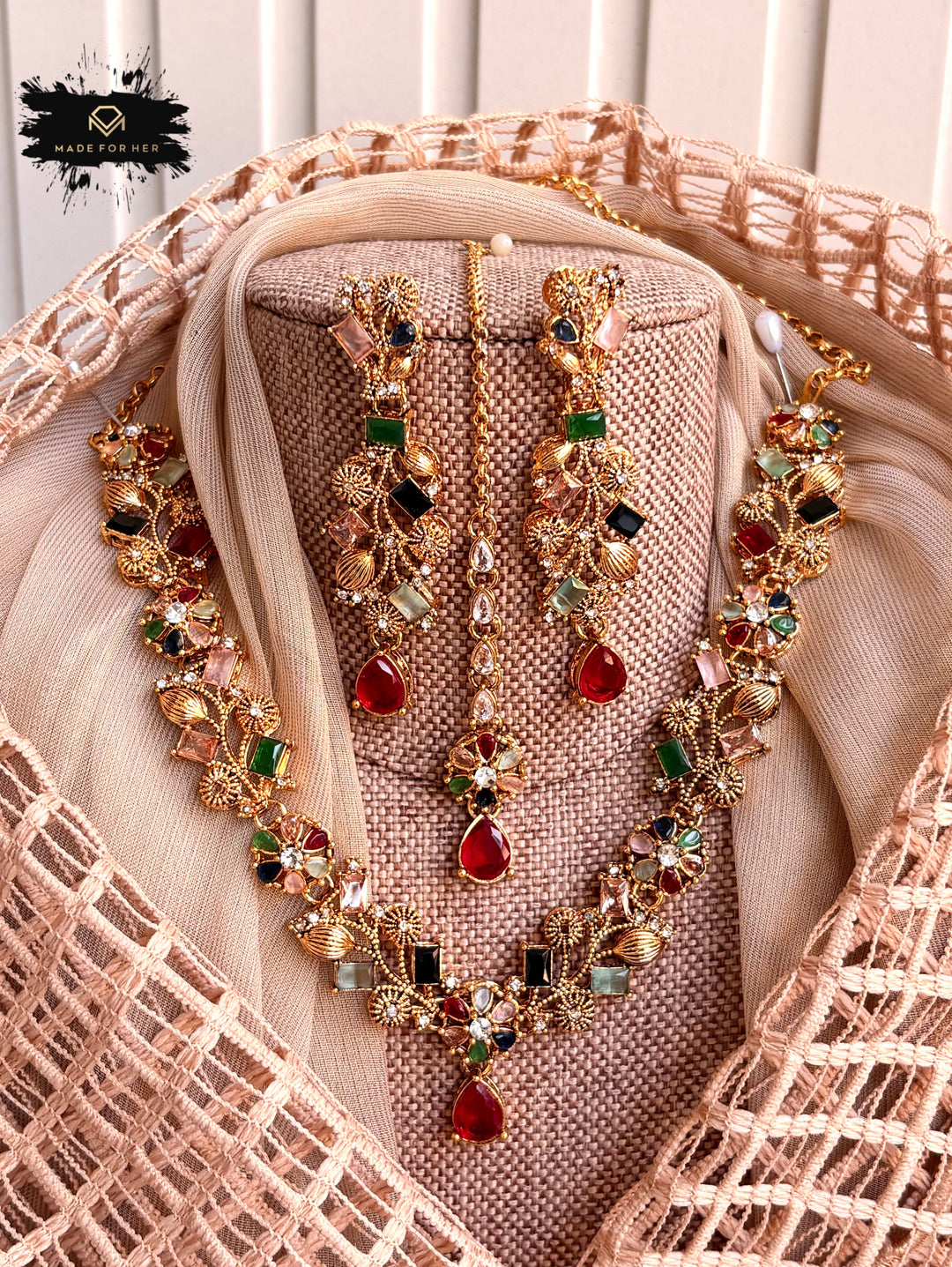 Moonlight Grace Necklace Set - KSH1129