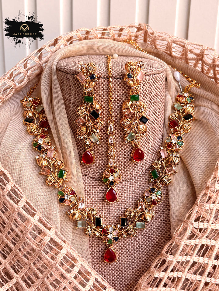 Moonlight Grace Necklace Set - KSH1129
