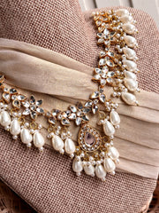 Elyana | Kundan Style Necklace Set - WM1189