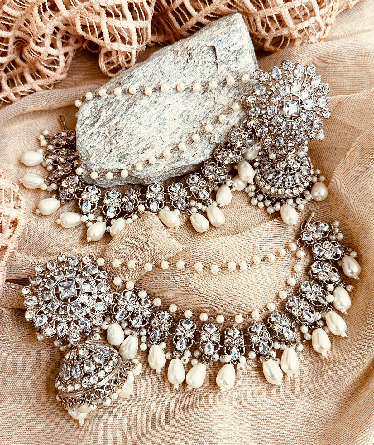 Noor-e-Taj Sahara Jhumki - KIA1090