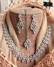 Majestic Zircon Necklace Set - KIA1224