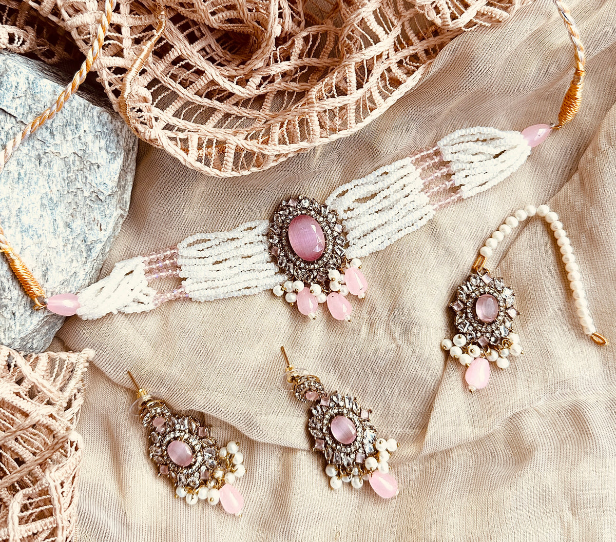 Pearl Dream Choker Set - KSH1052
