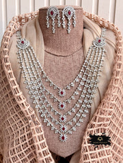 Veloura Zircon Haar Necklace - KSTP1046