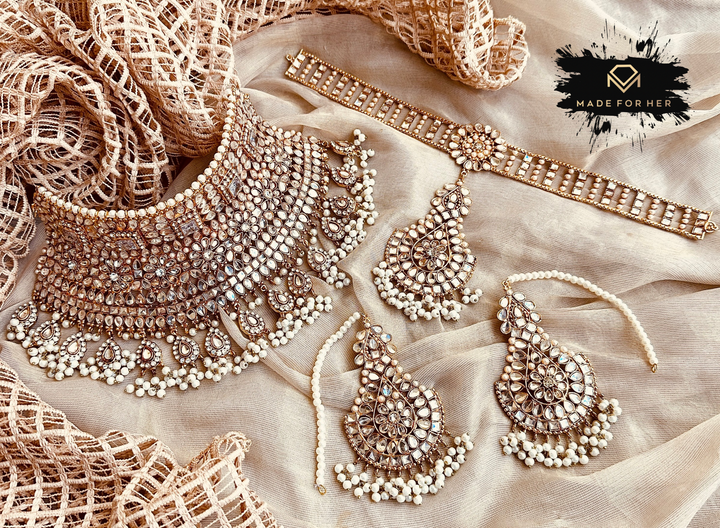 Mehrunisa Bridal Collar Set - KAT1030