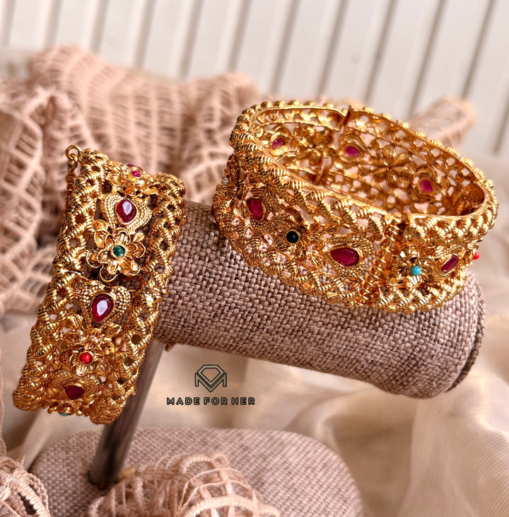 Aaira - Nauratan Openable Bangles - LNS1204